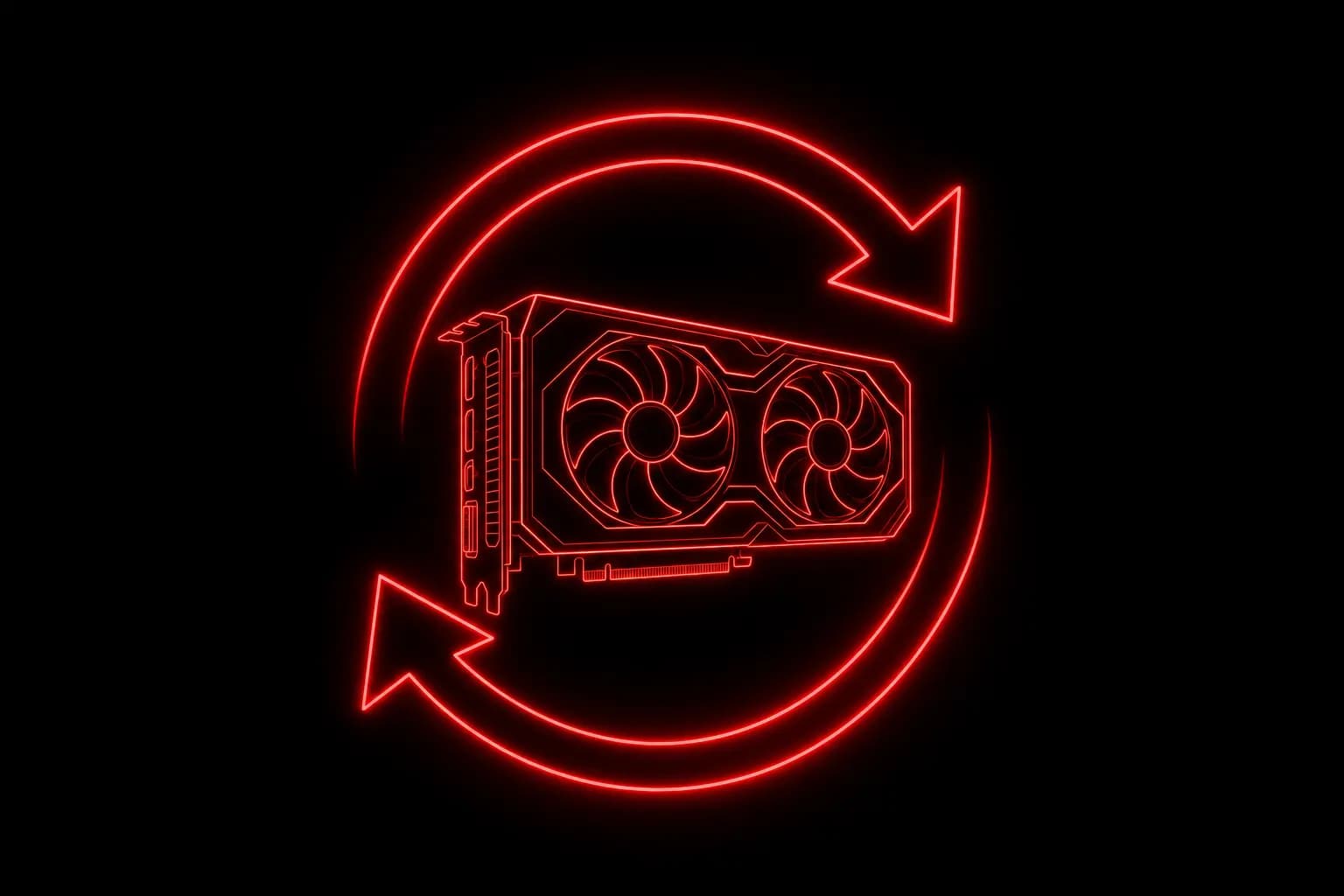 A GPU caught in a wipe-and-rebuild loop